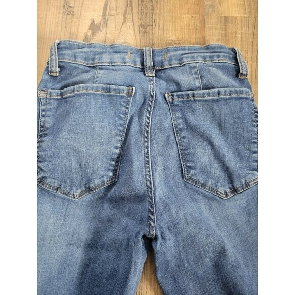FREE PEOPLE  Jeans with distressed eg cuffs and front seam Size W27R - Picture 12 of 13